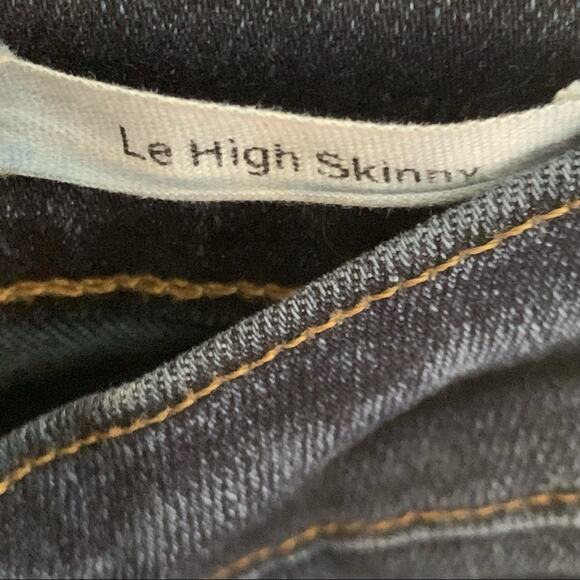 Frame Denim Le High High Waisted Skinny In Montclair Wash Size 26 - Picture 10 of 11